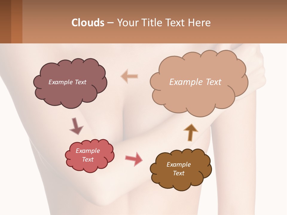 The Figure Of A Girl PowerPoint Template