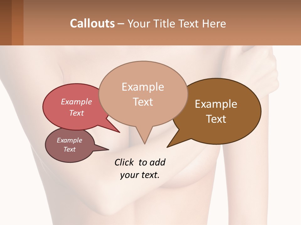 The Figure Of A Girl PowerPoint Template