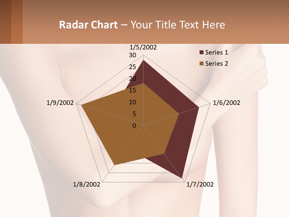 The Figure Of A Girl PowerPoint Template