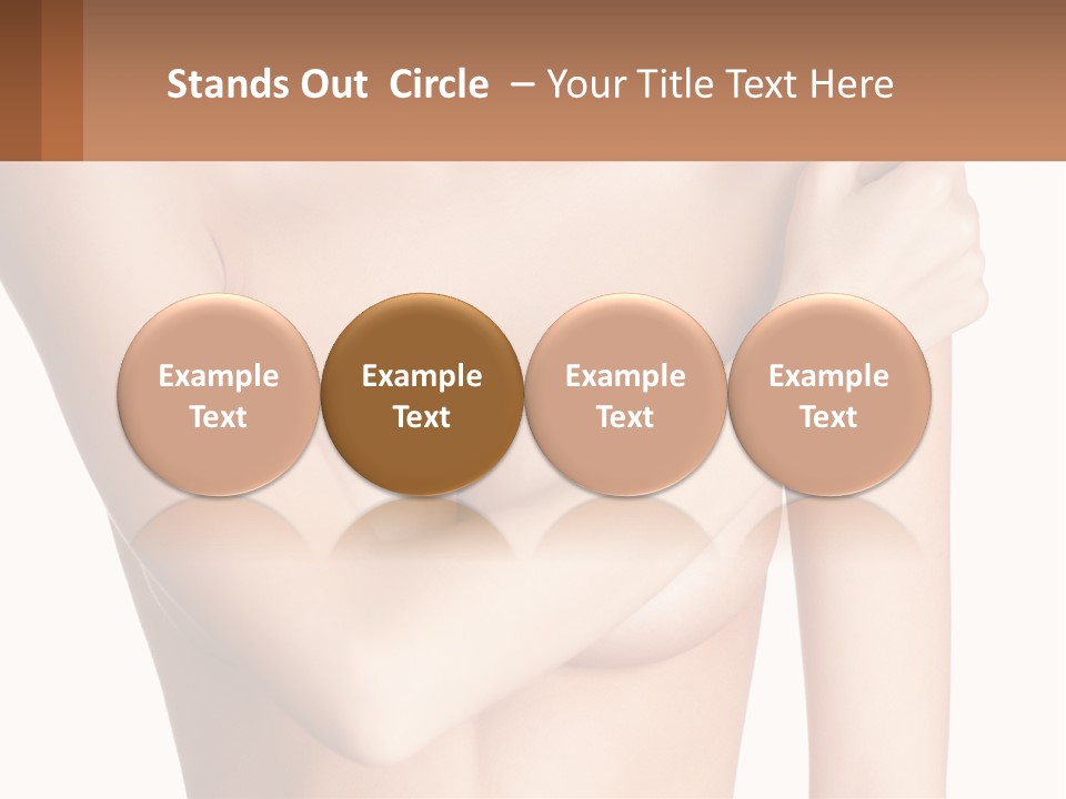 The Figure Of A Girl PowerPoint Template