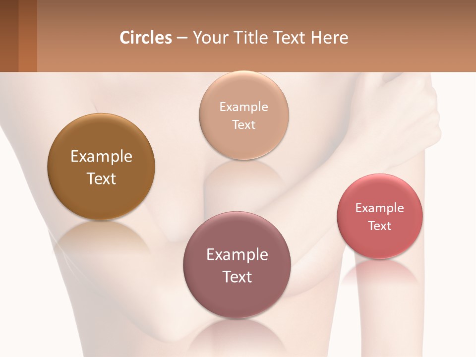 The Figure Of A Girl PowerPoint Template