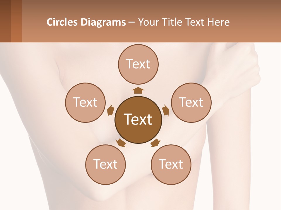 The Figure Of A Girl PowerPoint Template