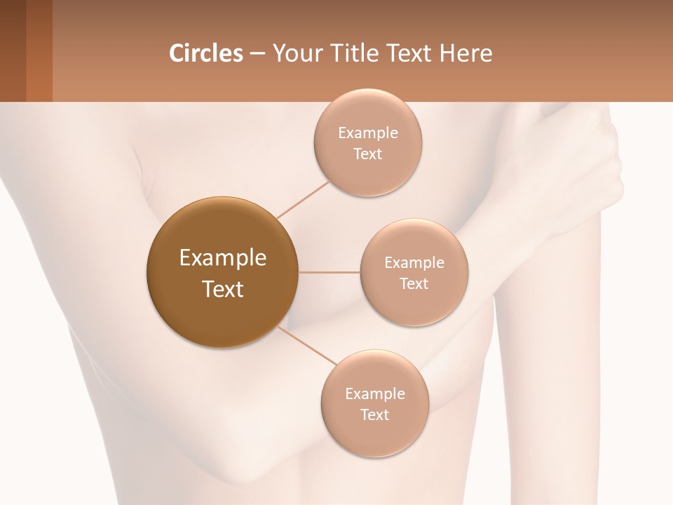 The Figure Of A Girl PowerPoint Template