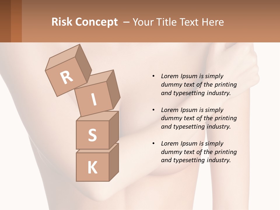 The Figure Of A Girl PowerPoint Template