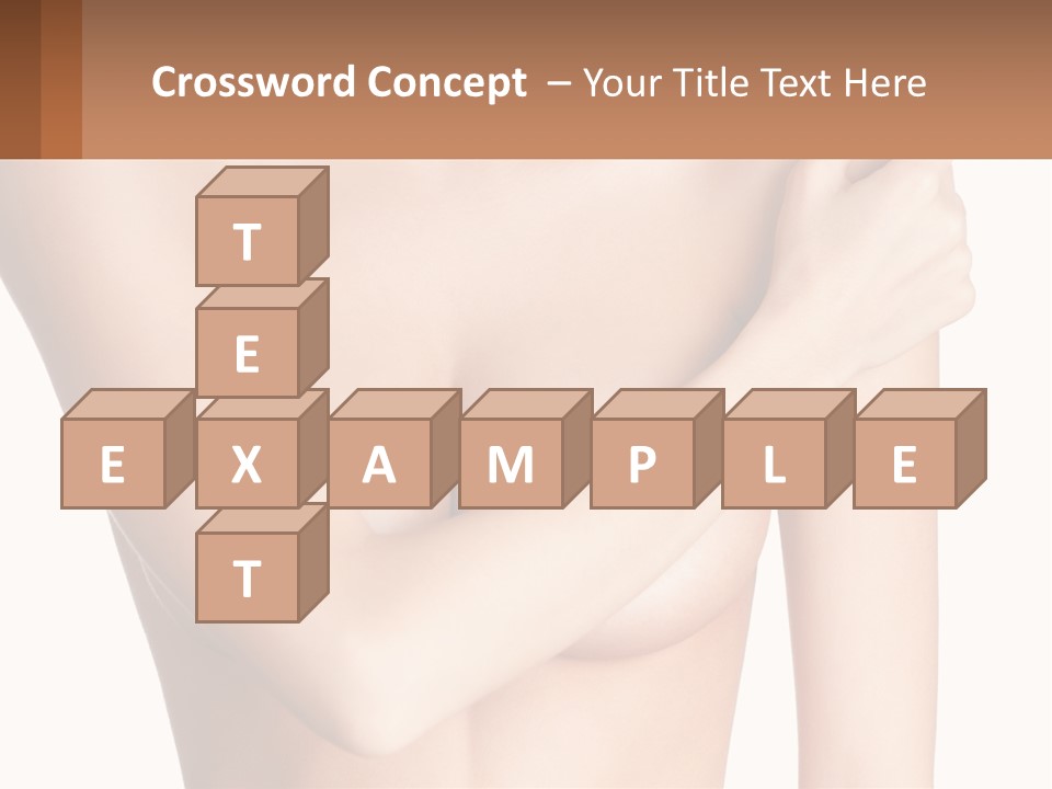 The Figure Of A Girl PowerPoint Template