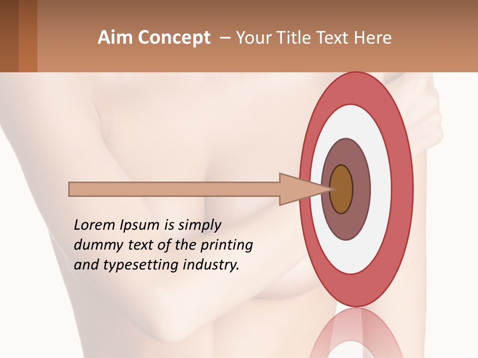 The Figure Of A Girl PowerPoint Template