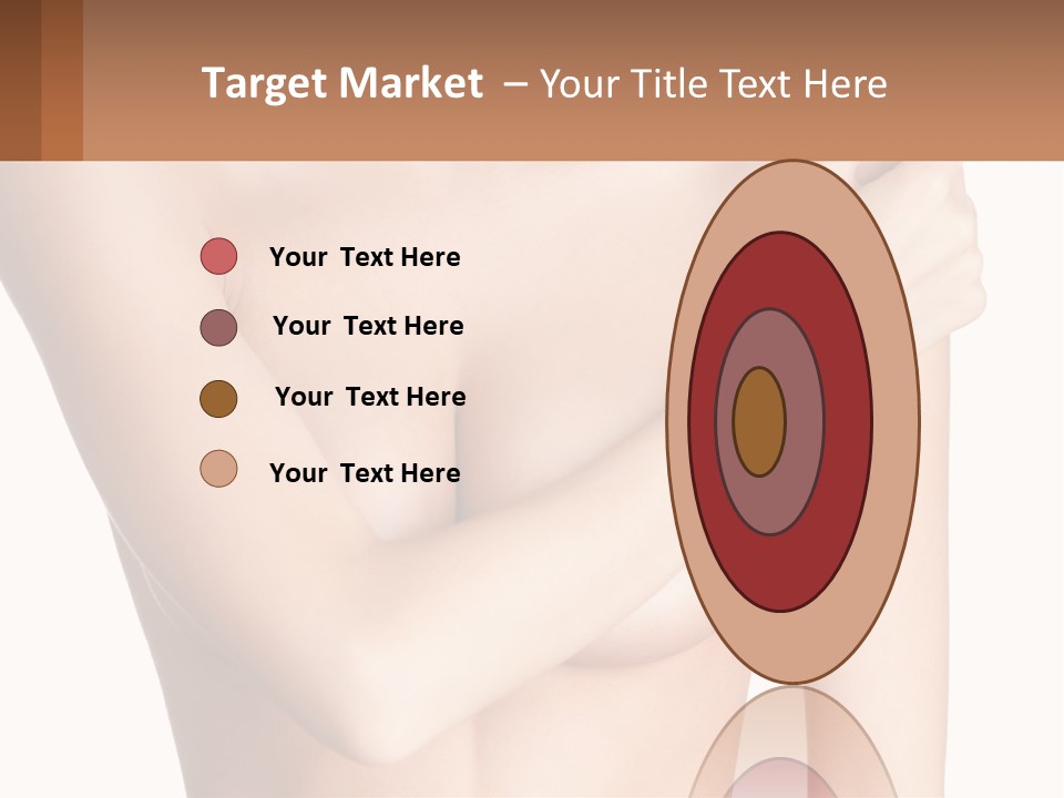 The Figure Of A Girl PowerPoint Template