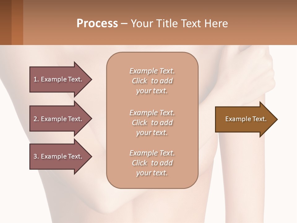 The Figure Of A Girl PowerPoint Template