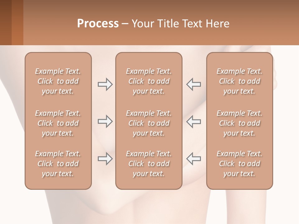 The Figure Of A Girl PowerPoint Template
