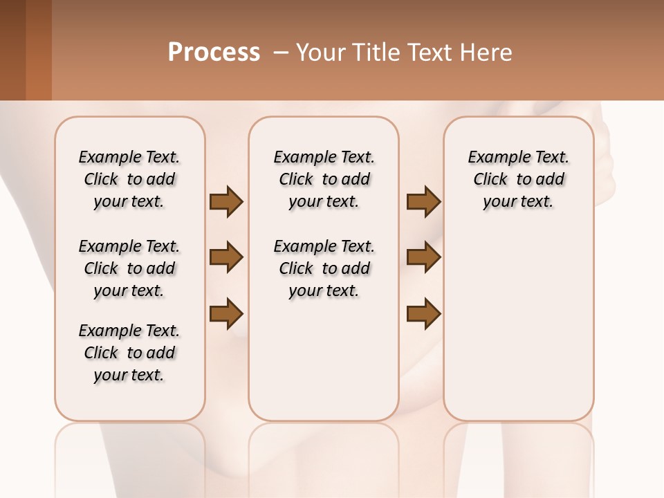 The Figure Of A Girl PowerPoint Template