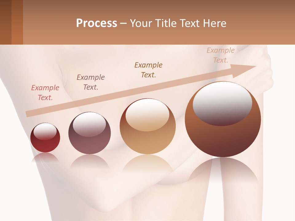 The Figure Of A Girl PowerPoint Template