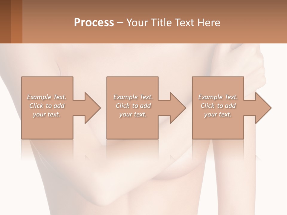 The Figure Of A Girl PowerPoint Template