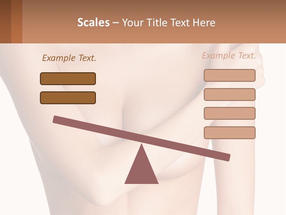 The Figure Of A Girl PowerPoint Template