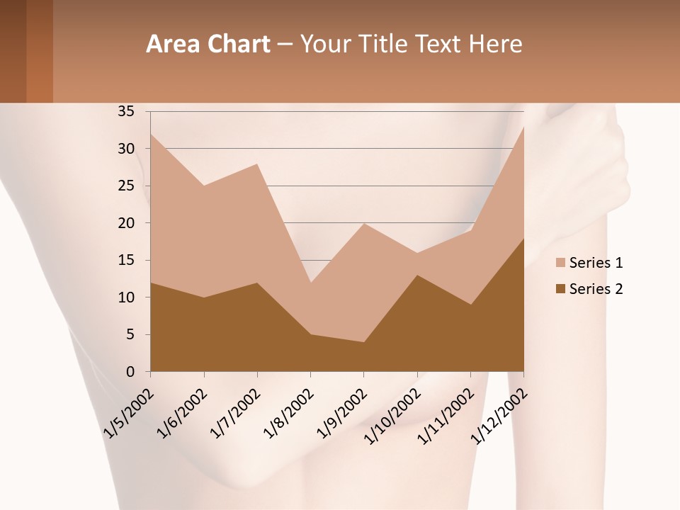 The Figure Of A Girl PowerPoint Template