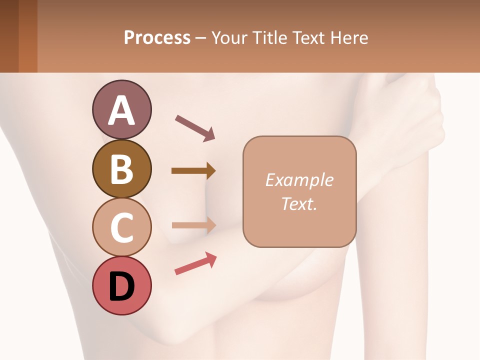 The Figure Of A Girl PowerPoint Template