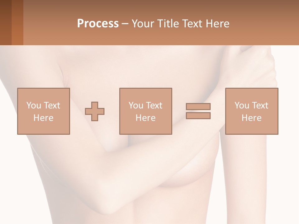 The Figure Of A Girl PowerPoint Template