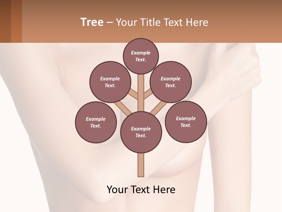 The Figure Of A Girl PowerPoint Template