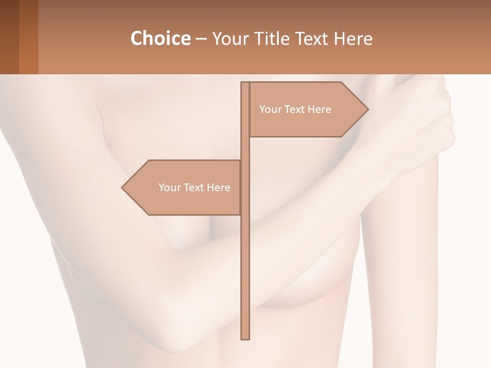 The Figure Of A Girl PowerPoint Template