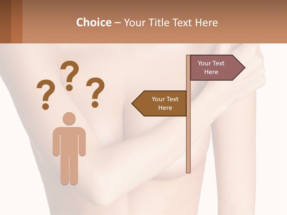 The Figure Of A Girl PowerPoint Template