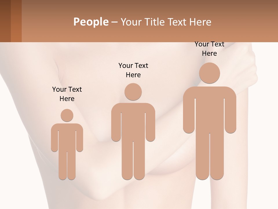 The Figure Of A Girl PowerPoint Template