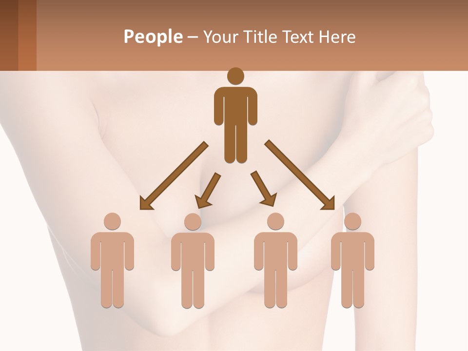 The Figure Of A Girl PowerPoint Template