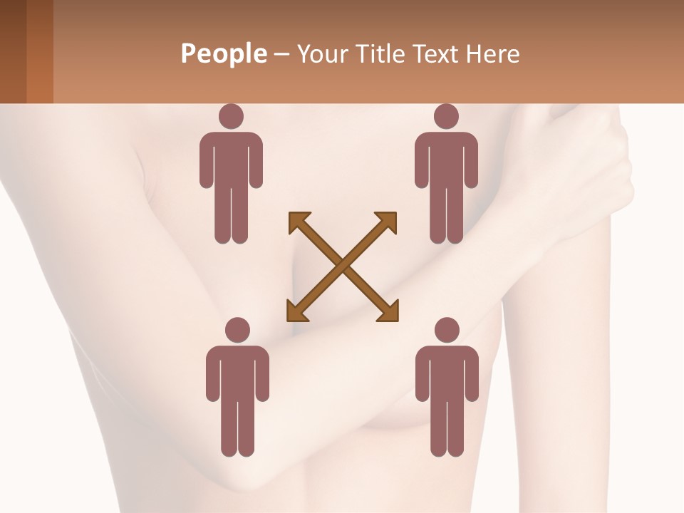 The Figure Of A Girl PowerPoint Template