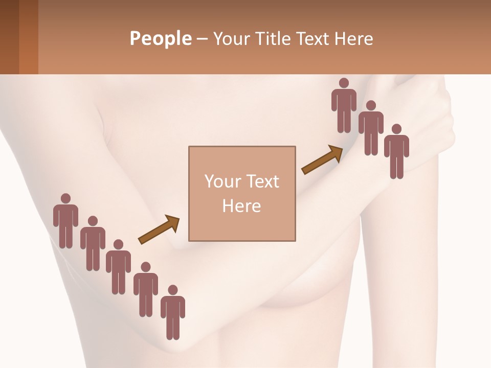 The Figure Of A Girl PowerPoint Template