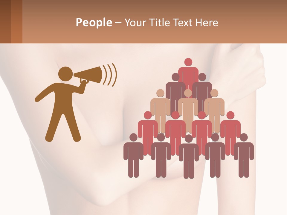 The Figure Of A Girl PowerPoint Template