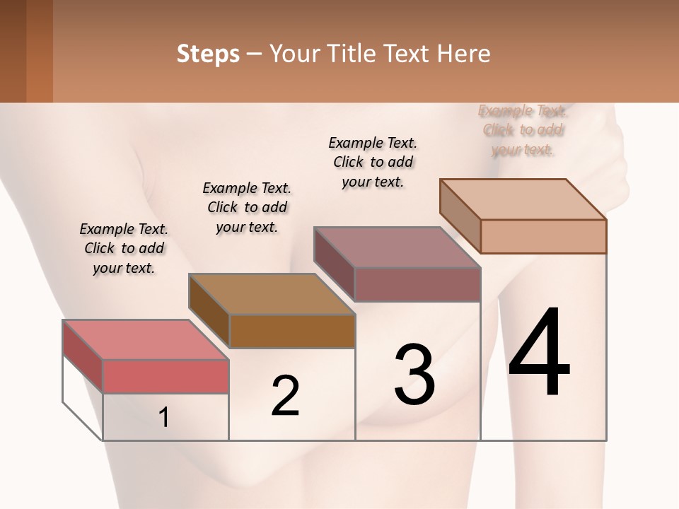 The Figure Of A Girl PowerPoint Template