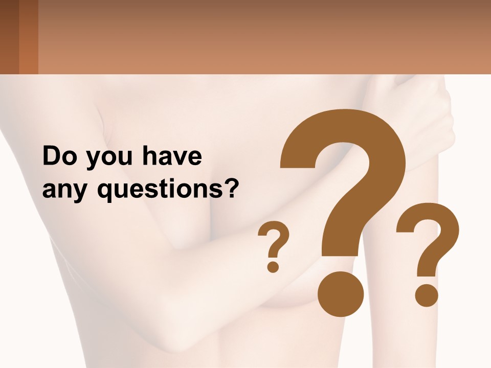 The Figure Of A Girl PowerPoint Template