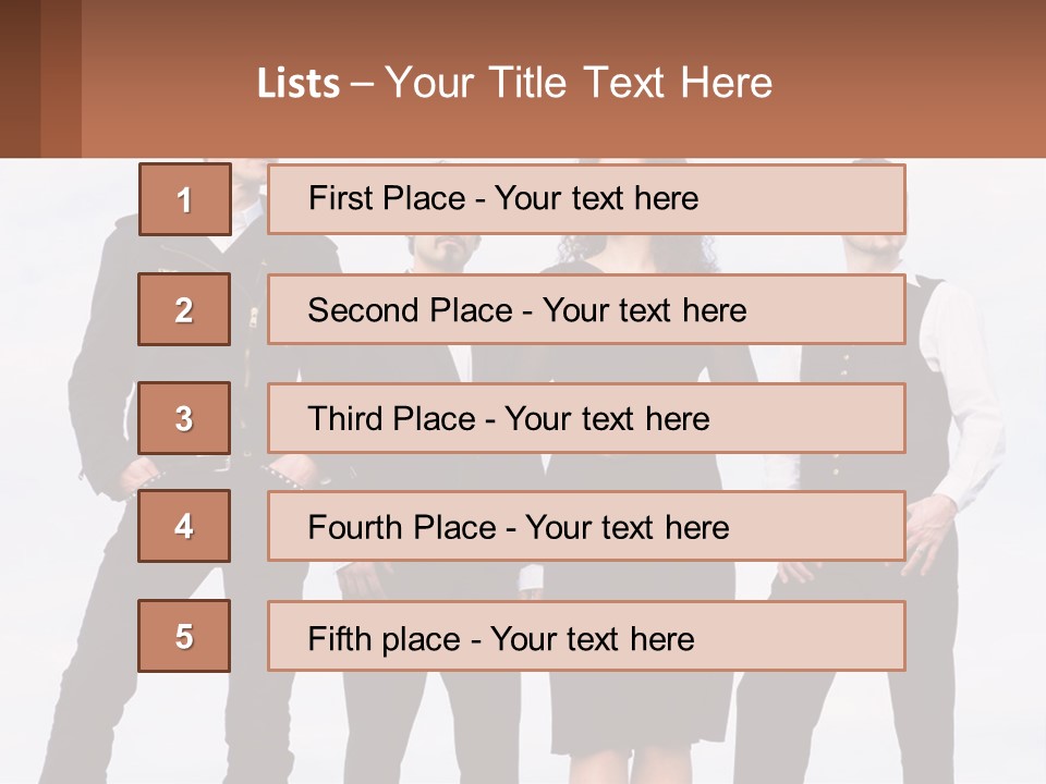 Rock Band Of People PowerPoint Template