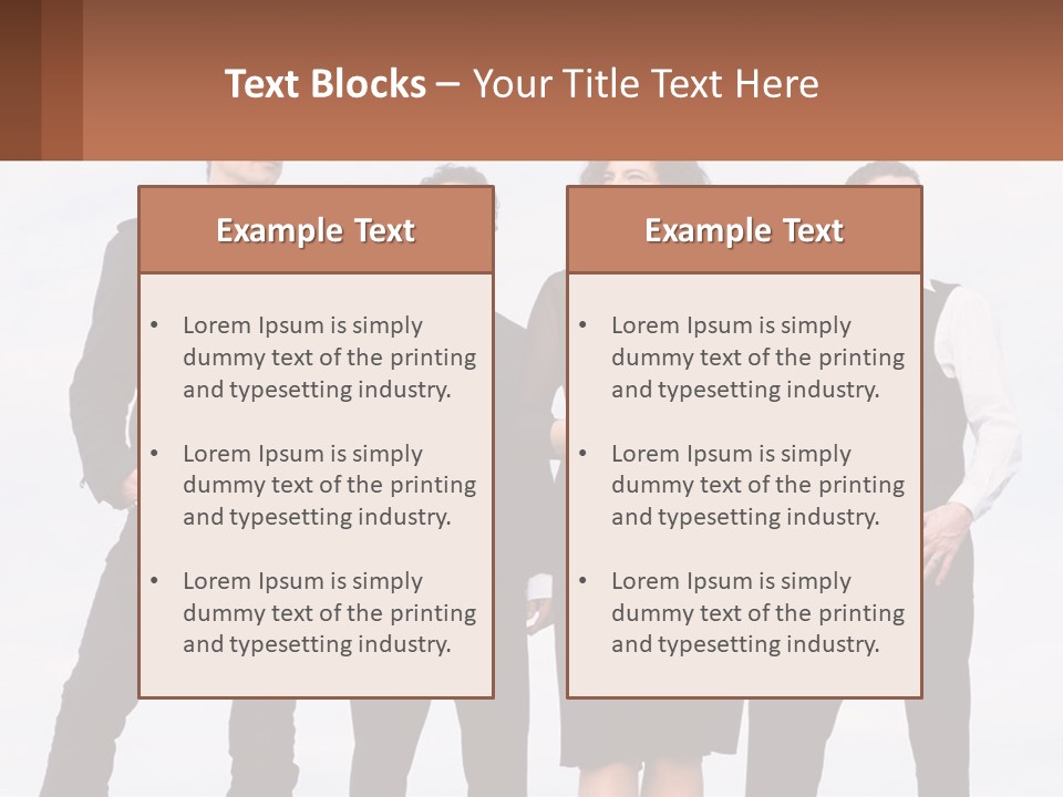 Rock Band Of People PowerPoint Template