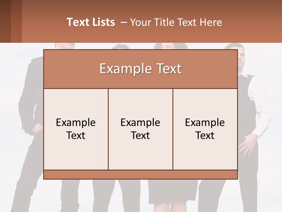 Rock Band Of People PowerPoint Template