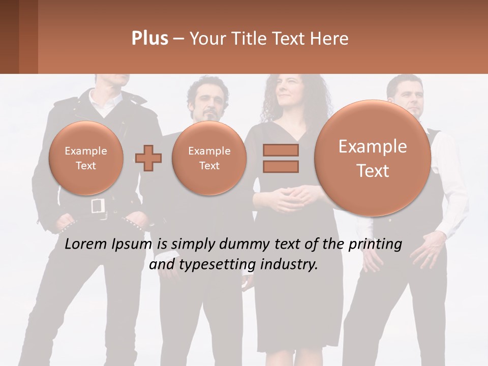 Rock Band Of People PowerPoint Template