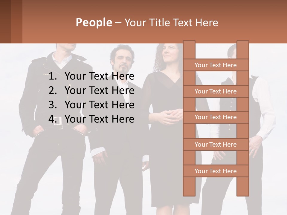 Rock Band Of People PowerPoint Template