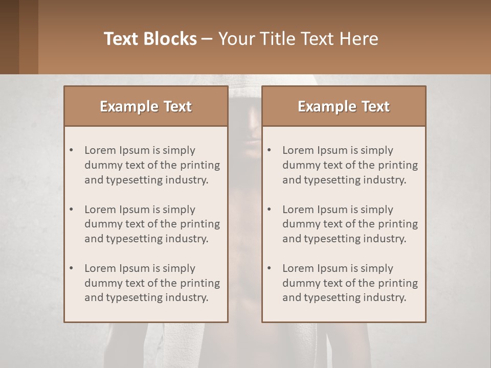The Guy Before The Fight PowerPoint Template