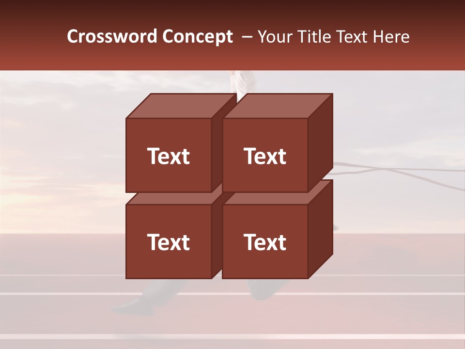 The Best Office Worker PowerPoint Template