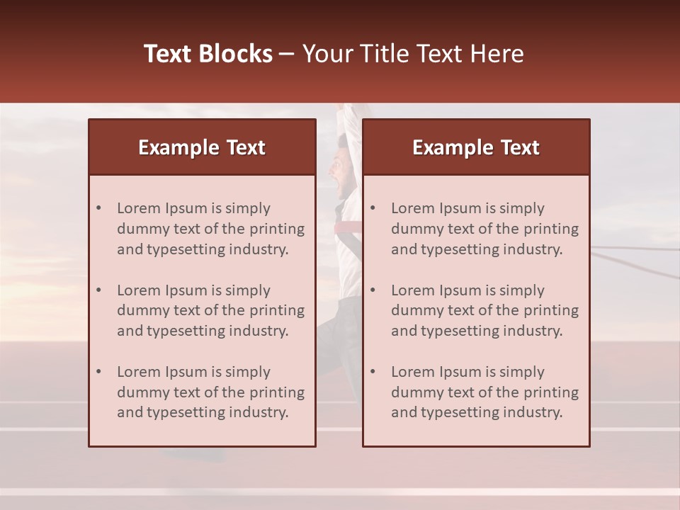 The Best Office Worker PowerPoint Template