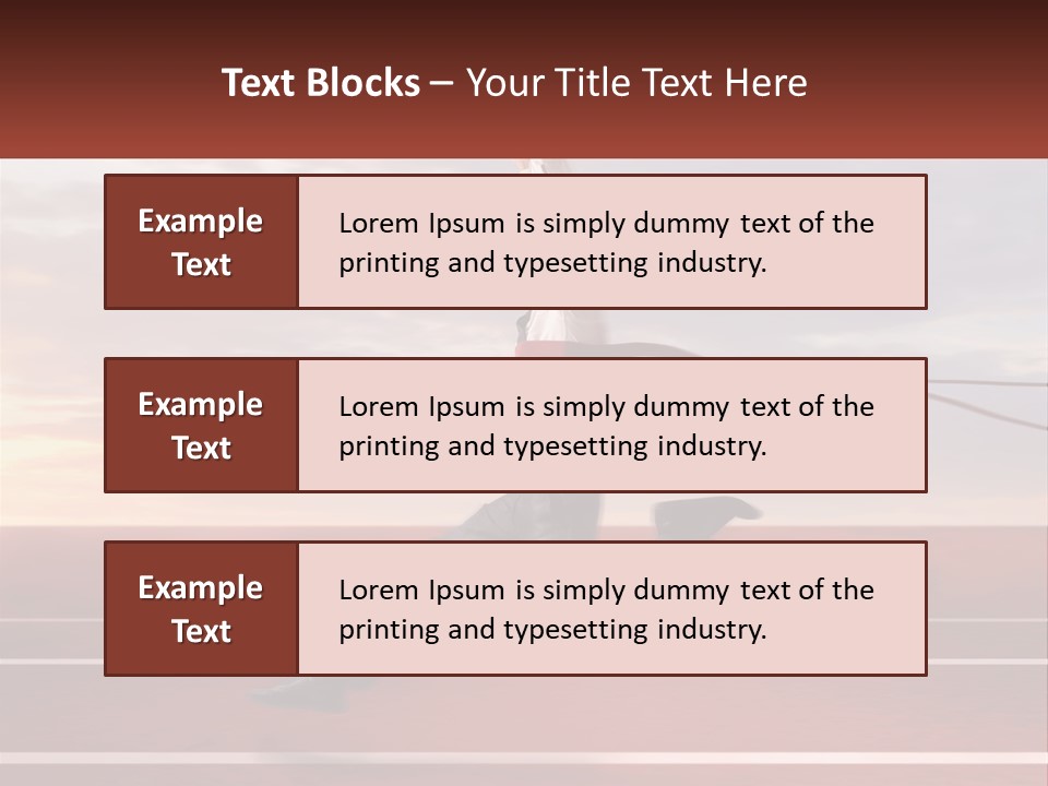 The Best Office Worker PowerPoint Template