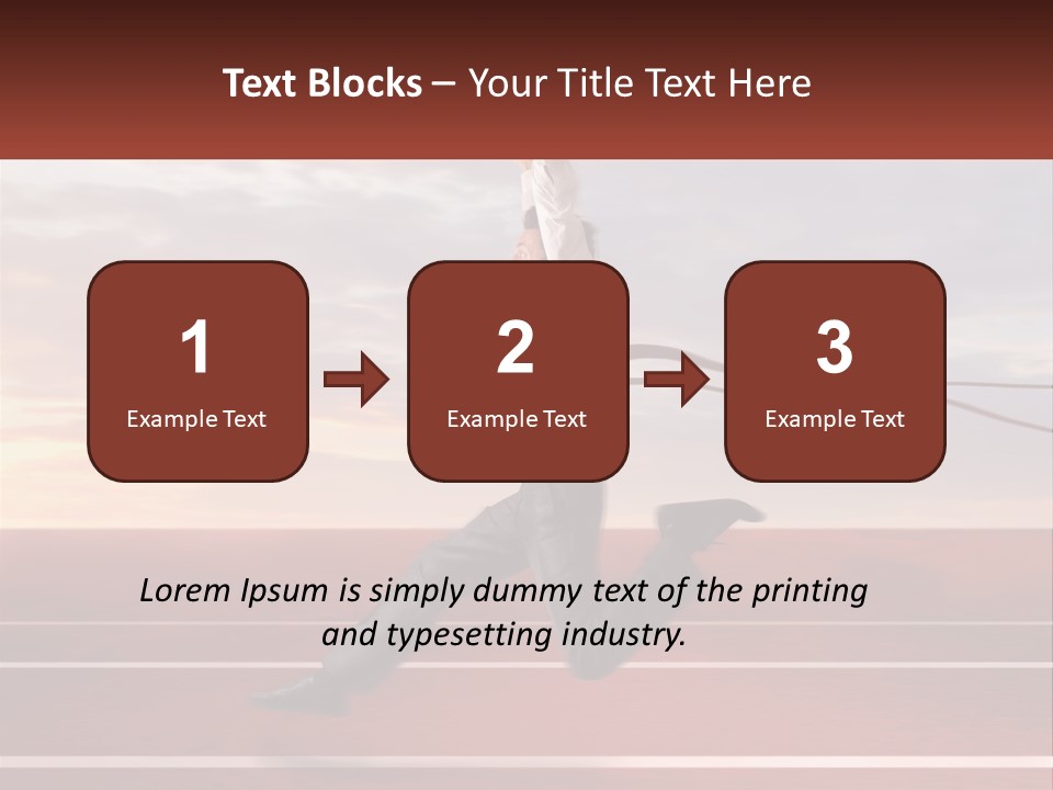 The Best Office Worker PowerPoint Template