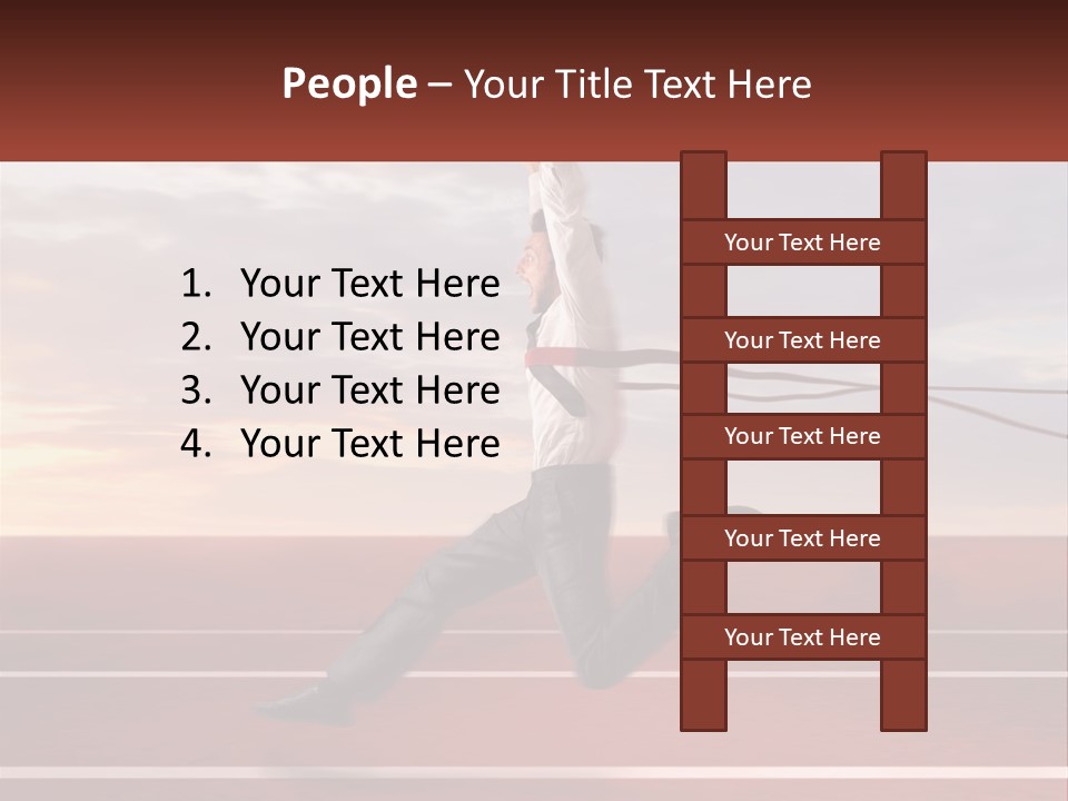 The Best Office Worker PowerPoint Template