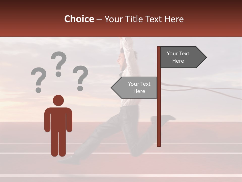 The Best Office Worker PowerPoint Template
