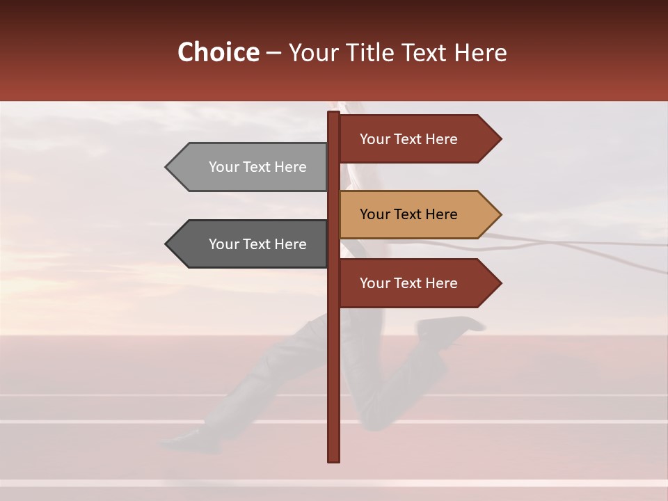 The Best Office Worker PowerPoint Template