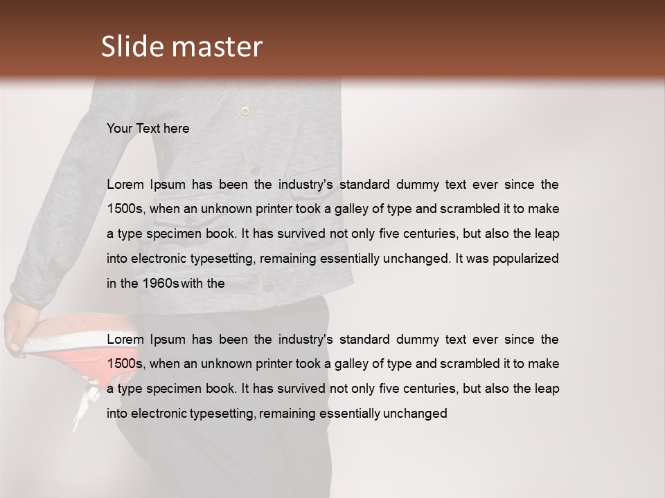 Baby In A Cap PowerPoint Template