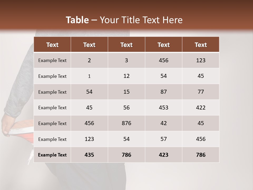 Baby In A Cap PowerPoint Template