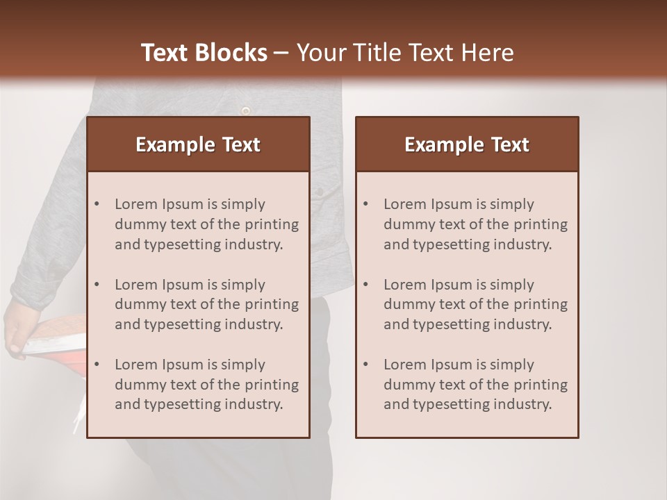 Baby In A Cap PowerPoint Template