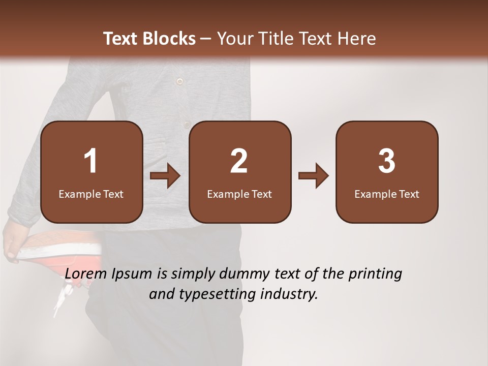 Baby In A Cap PowerPoint Template