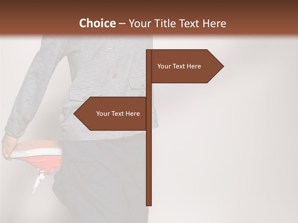 Baby In A Cap PowerPoint Template