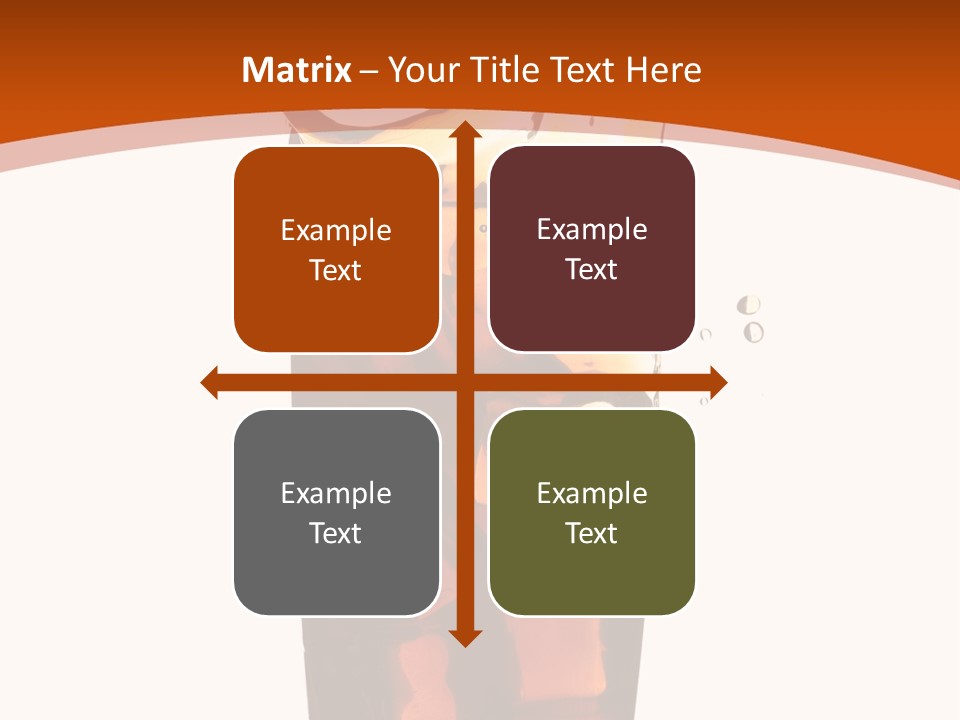 Coca-Cola With Ice PowerPoint Template