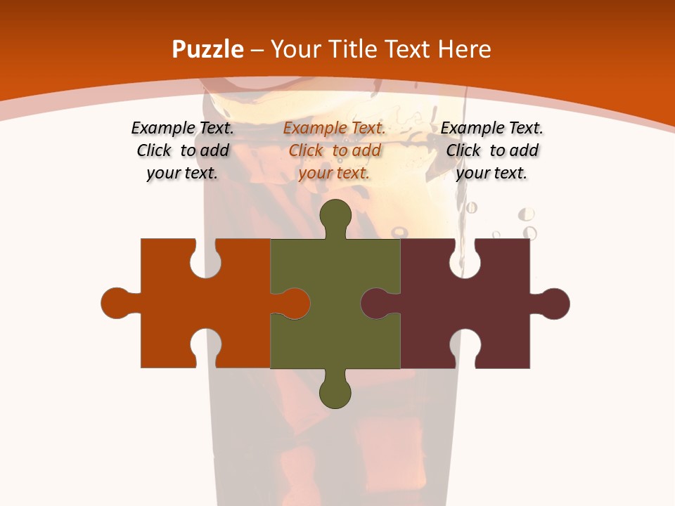 Coca-Cola With Ice PowerPoint Template